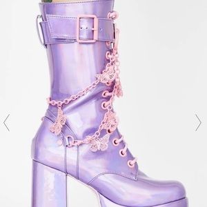 Dolls Kill MAGIC SOLSTICE PLATFORM BOOTS